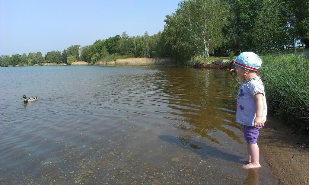 Ferienhof Olbasee Kleinsaubernitz Esterno foto